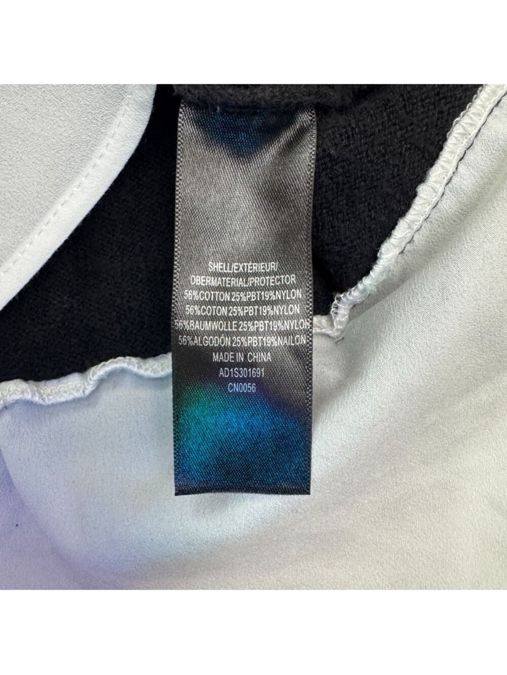 Adrianna Papell Black Layered-Look Crewneck Sweater with White Shirt Detail - Picture 9 of 13